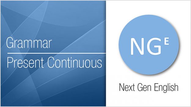 present continuous