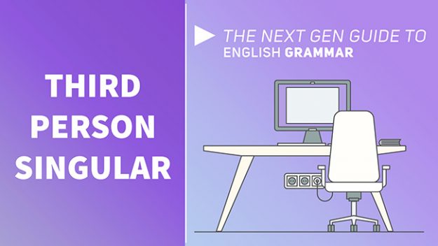 YouTube title – third person singular small